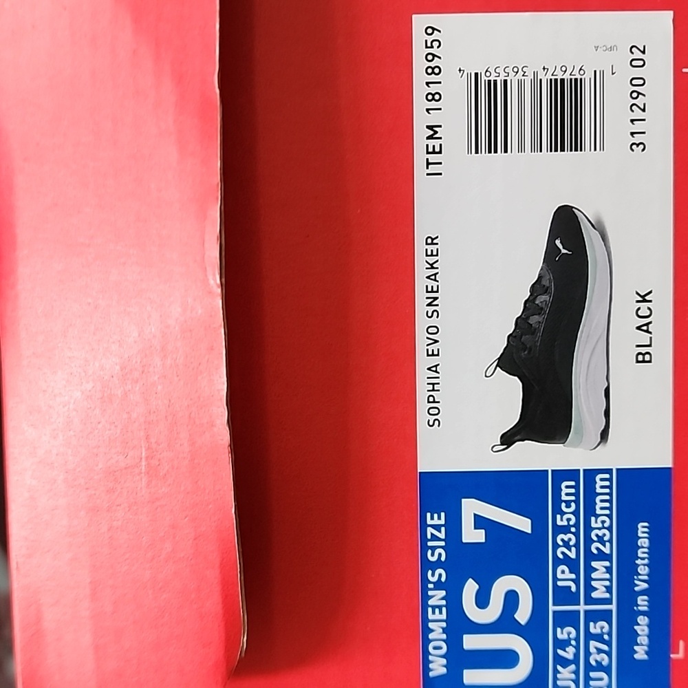 Puma Women's Softride Black Mint Green Sophia Evo Running Sneaker Shoes Sz 7 NWT - Picture 7 of 7